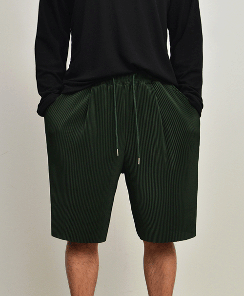 HOMME Pleated-Shorts 636